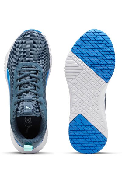 Puma Flyer Flex Lace Up Closure Sneakers - Gray Skies/White