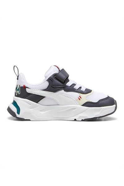 Puma Trinity MID 90s Sneakers - Galactic Gray/White/Alpine Snow/Intense Red