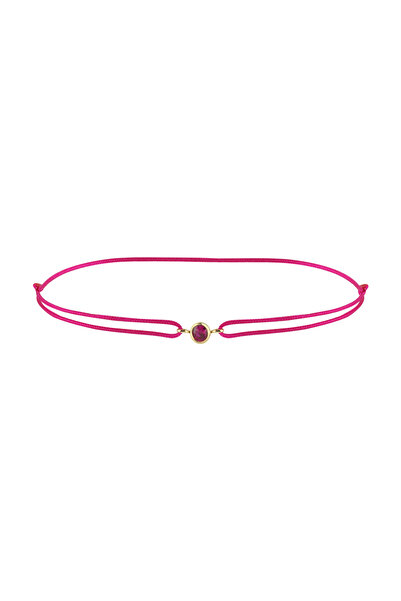 Cherry by Özkonak Yengeç Burcu Ruby İpli Bileklik