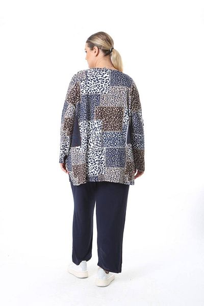 COCONALY Oversize blouse "Turkish"