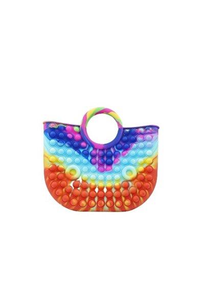 Royal Antistress Toy from Silicone, Pop It Now And Flip It, Large Bag, 28 cm, Multicolor, Model 6