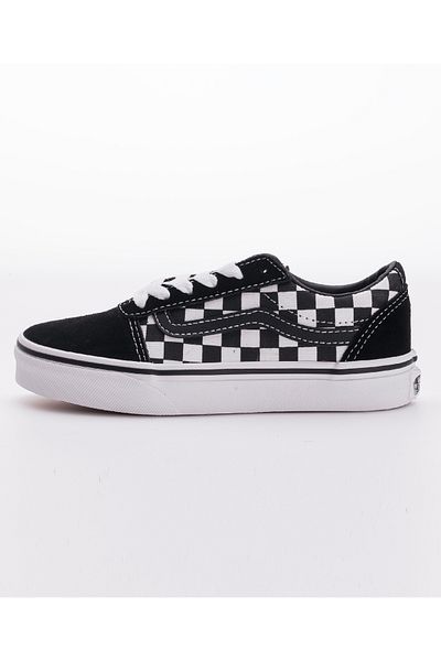 Vans Yt Ward Low Top Checks Shoes - Black