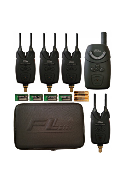 FL Set 4+1 senzori pescuit wireless JY 7 Snag Bar, waterproof, raza de transm...
