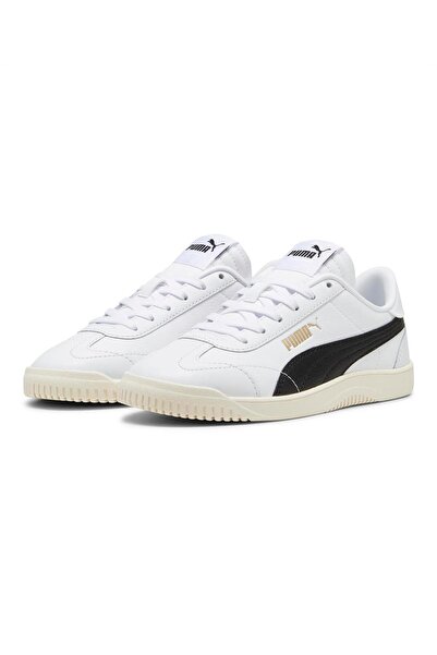 Puma Club 5v5 Lace Up Sneakers - White/Black/Gold