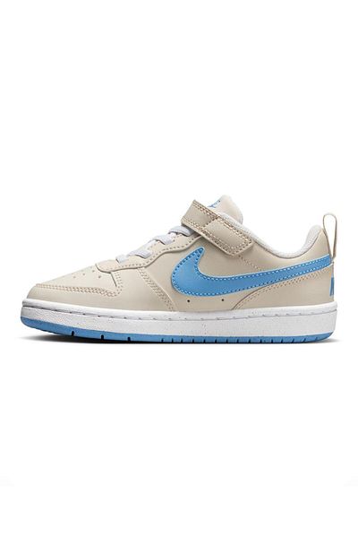 Nike Court Borough Low Recraft Kids Shoes - Blue Beyond/Wood Brown