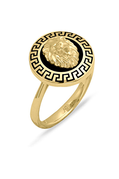 Aslı Gold Altın Sade Aslan Yüzük (YZK1367)