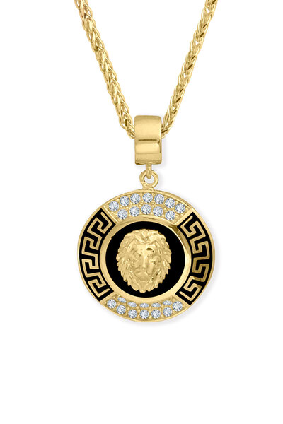 Aslı Gold Altın Pana Detaylı Aslan Kolye