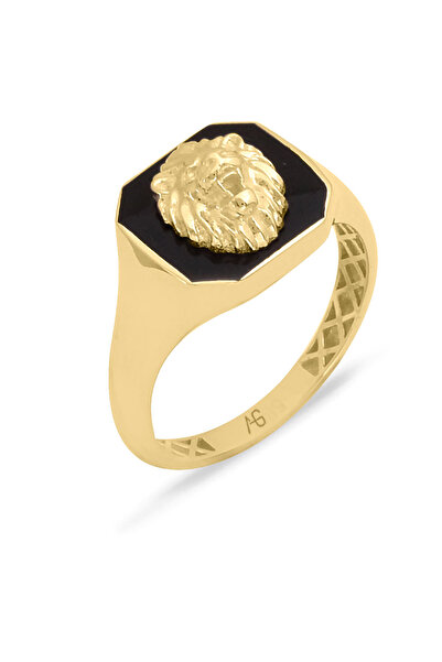 Aslı Gold Altın Aslan Model Yüzük (YZK1361)