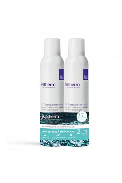 IVATHERM Pachet Apa termala Herculane spray, 2 x 200 ml