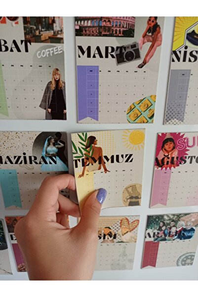 photonom Takvimli Magnet 12 Aylık | Kişiye özel Magnet | Kişiye Özel Takvim