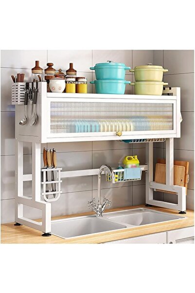 Generic رف تجفيف الأطباق فوق الحوض من SOKILO - منظم أطباق من الفولاذ المقاوم ...