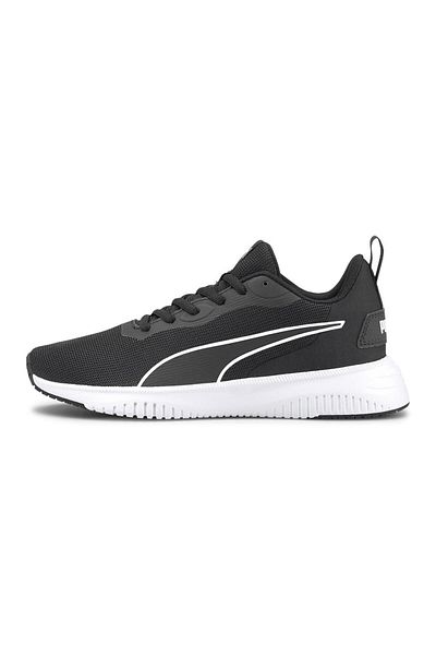 Puma Flyer Flex Junior Lace Up Sneakers - Black & White