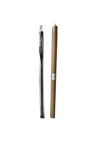 Flippy Bară telescopică multifuncțională, rabatabilă, oțel inoxidabil, retractabilă 107 - 195 cm, neagră