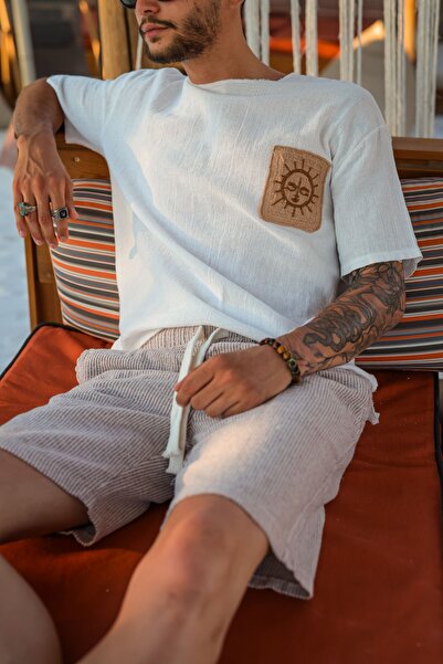 no7man April White Tshirt