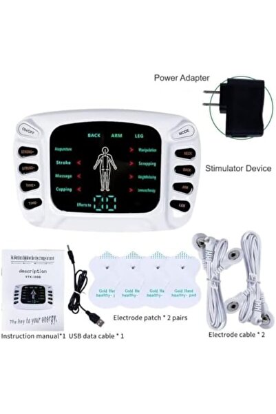 SUKILO جهاز تدليك نبضات كهربائية عبر الجلد ثنائي القناة لتخفيف الألم - 12 وضع...