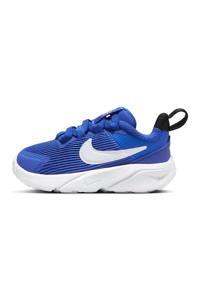Nike Star Runner 4 Elastic Lace Shoes - Hyper Royal/Black/White