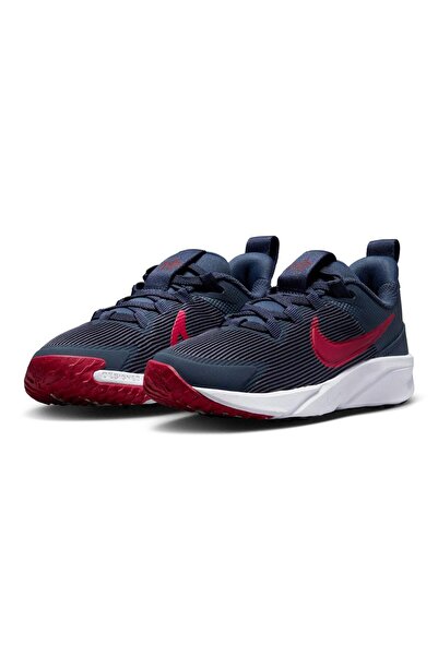 Nike Star Runner 4 Elastic Lace Shoes - Thunder Blue/Black/White/Gym Red