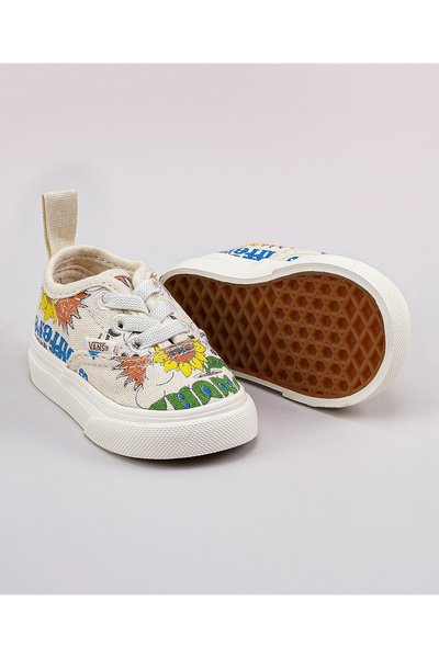 Vans TD Authentic Elastic Lace Shoes - Beige