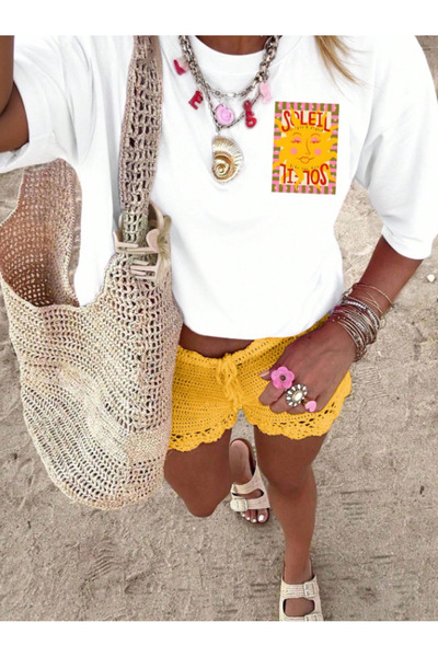 donamod Sun Printed T-Shirt