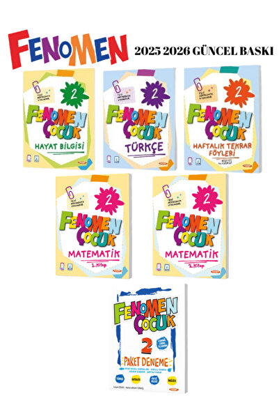 Fenomen Yayıncılık Fenomen Yayınları fenomen çocuk 2.sınıf set ve paket deneme