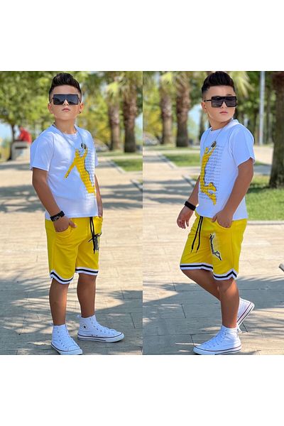 Bisahane Boy's Waiter Boy Shorts Suit
