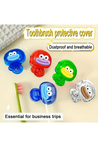 zeynobella Multipurpose Toothbrush Holder Stylish Toothbrush Case Set Travel Vacation Supplies