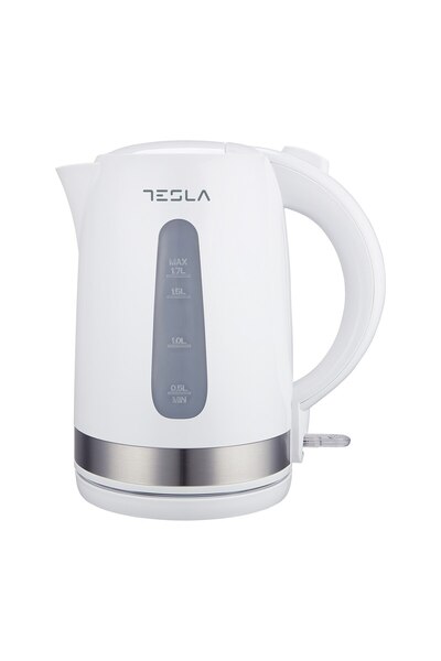 TESLA Βραστήρας KT200WX, 1,7L, 2200W, Αυτόματη απενεργοποίηση, Ένδειξη ON/OFF, Πλαστικό, Λευκό