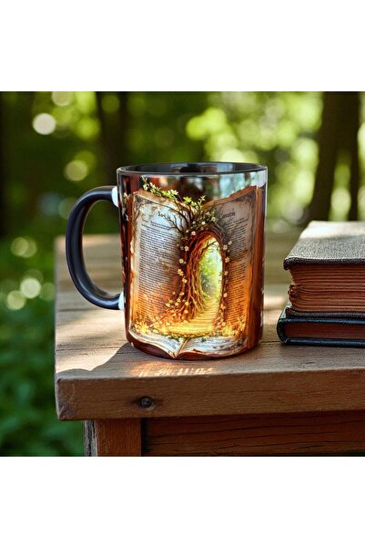 mug shop Book and Nature Design Mug Cup-Gift Tea-Coffee-Home-Office Cup
