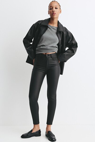 Pull & Bear Kaplamalı skinny jean