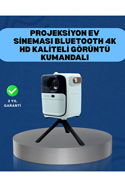 SAYARMARKT Ultra HD Çözünürlüklü Taşınabilir Projektör – 1920x1080 Piksel Gör...