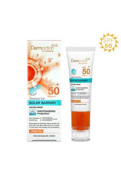 DERMACTION PLUS BY WATSONS Sunscreen Gel Spf50 40 ml