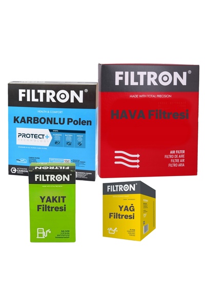 Filtron Honda Accord 2.0 2003-2008 K20 Filtre Bakım Seti Karbonlu Polen+Hava+...