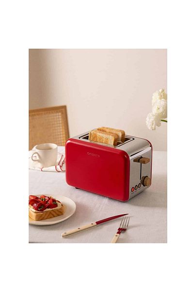 Create Toaster, CREATE, Retro, 2 slices, red