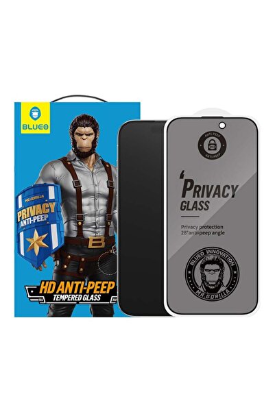 BLUEO Φιλμ για iPhone 15 Pro Max, Σκληρυμένο γυαλί, Ultra HD, Αντικραδασμικό ...