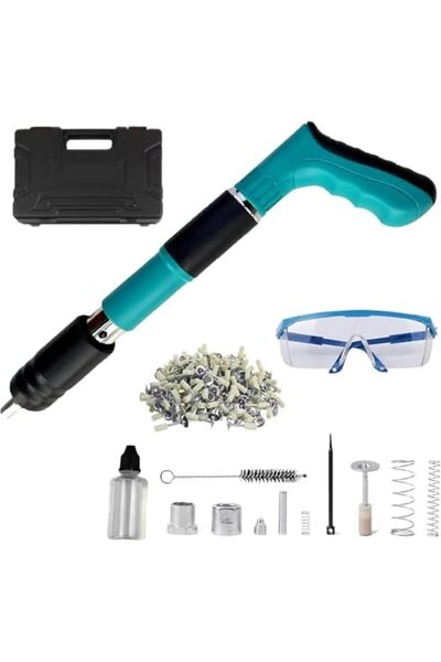 SUKILO Manual Concrete Nail Gun | Mini Nail Wall Fastening Tool for Cement & Brick | Portable Steel