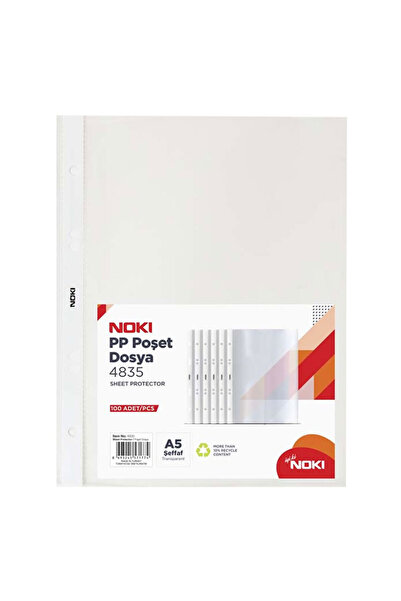 Noki Transparent File Folder A5 Pack of 100