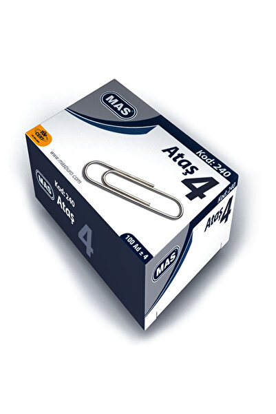 Mas Paper Clip 100 Pieces No:4 240
