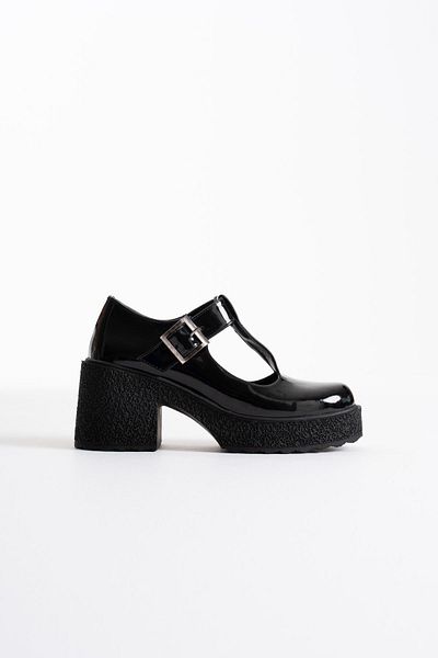 MarjinalTrendim Mathilda Women's Black Patent Leather Casual Shoes