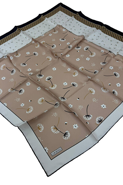 Armine Nostalji Serisi Twill İpek Eşarp 8517D-07