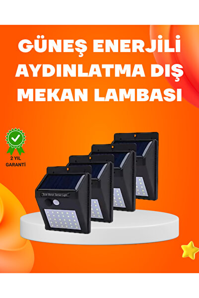 Genel Markalar Montajlı Güneş Enerjili Duvar Tipi Aydınlatma – 8 Saat Çalışma...