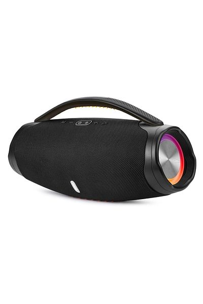 BLA BLA FOAM Boxă portabilă 40W, 2 microfoane wireless incluse, Bluetooth, FM, TF, USB, AUX, asociere TWS, RGB