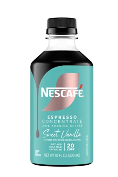 Nescafe Espresso Concentrate % 100 Arabıca Coffee Sweet Vanilla 20 Cups 300 ml