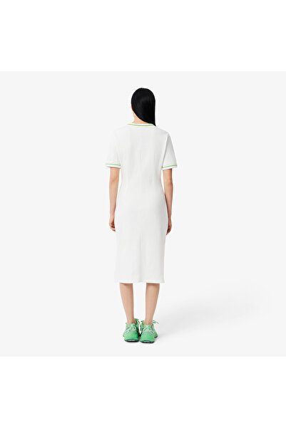 Lacoste Trim Accent Jersey T-shirt Dress - EF9988-00-FWI