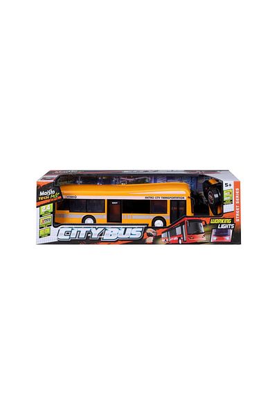 Maisto Autobuz cu telecomanda Tech City Bus Portocaliu