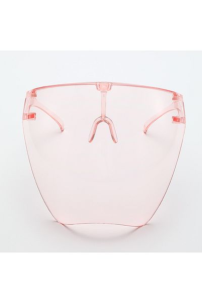 Choice pink Full Face Sunglasses Mask Women Men Protective Faceshield Glasses Goggles Covered Spherical Len