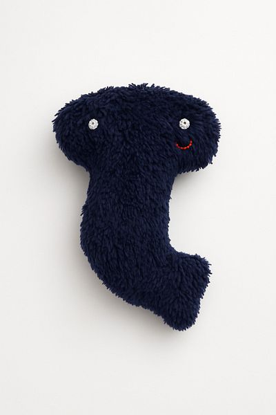Lazy Paws Cat Toy with Catnip and Bell, Stress Reliever, Relaxing Playmate - Navy Blue Hammer Head