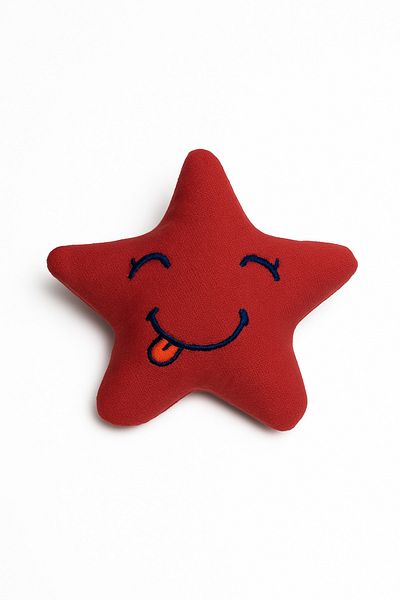 Lazy Paws Cat Toy Interactive with Catnip and Bell, Stress Reducing, Relaxing Playmate - Star