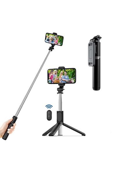 Danex Selfie Stick Stabil Bluetooth, 101cm, R57, Silicon Flex, Deep Dark
