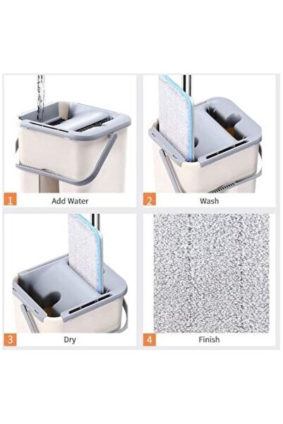 Flo Set de curatenie, mop si galeata, design modern, interior