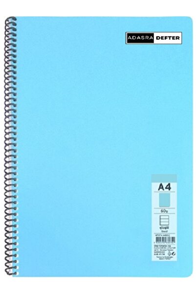 ADASRA دفتر مدرسي A4 دفتر حلزوني ص. غلاف دفتر ملاحظات مربع 72 ورقة / دفتر ملا...